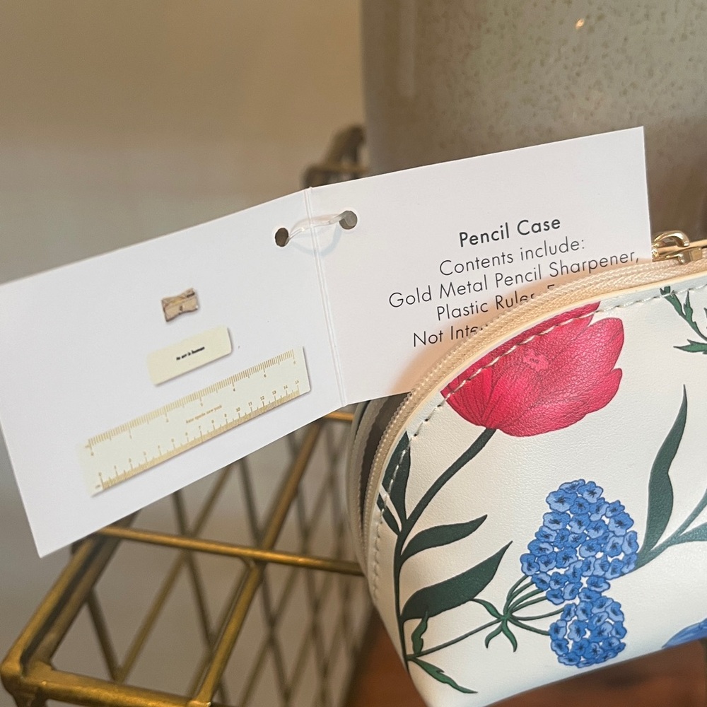 Kate Spade Floral Pencil Case - Picture 4 of 4